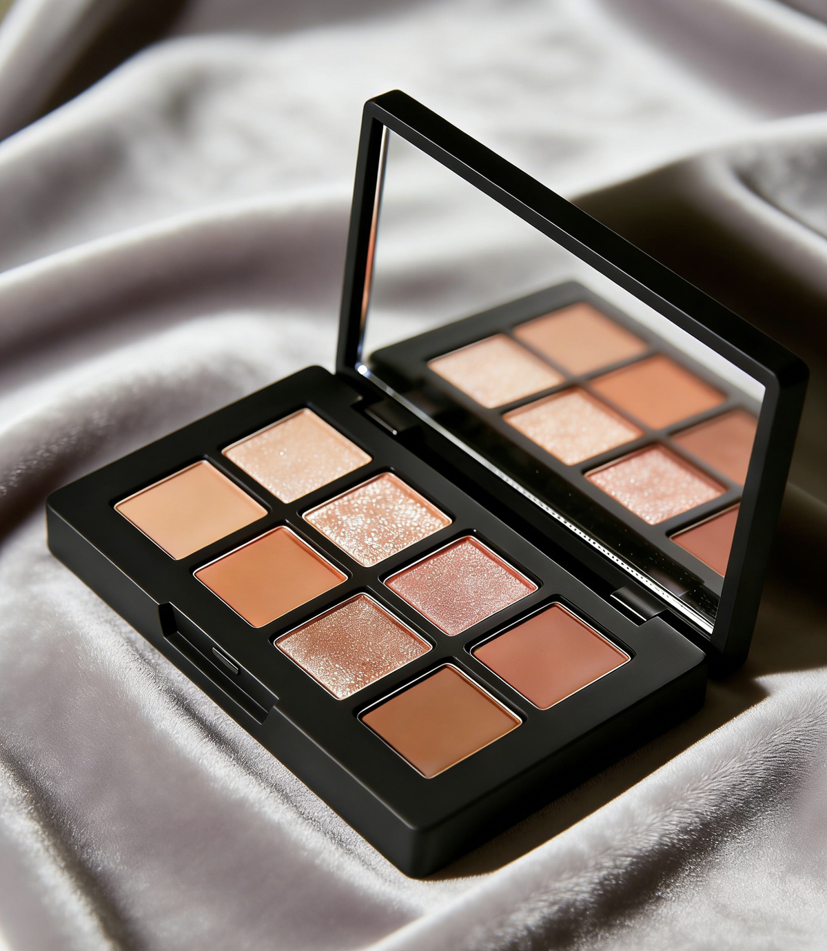 8-Shade Multi-Use Eyeshadow Palette | Matte, Shimmer & Glitter Finishes