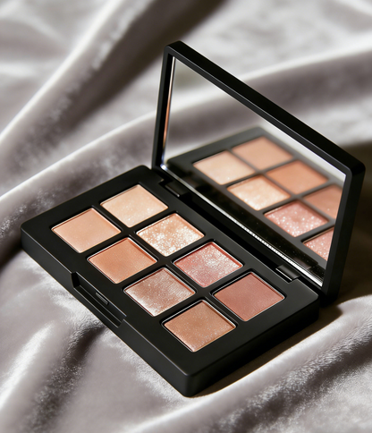 8-Shade Multi-Use Eyeshadow Palette | Matte, Shimmer & Glitter Finishes